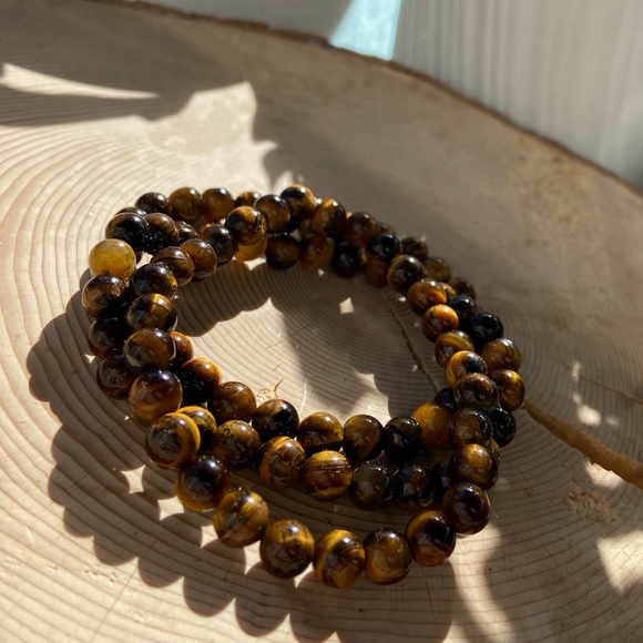 Tigers Eye Beaded Bracelet - Picture 4 of 4